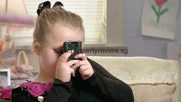 6 ways to entertain your children when house hunting 7 Teaser Pic: Little girl on phone