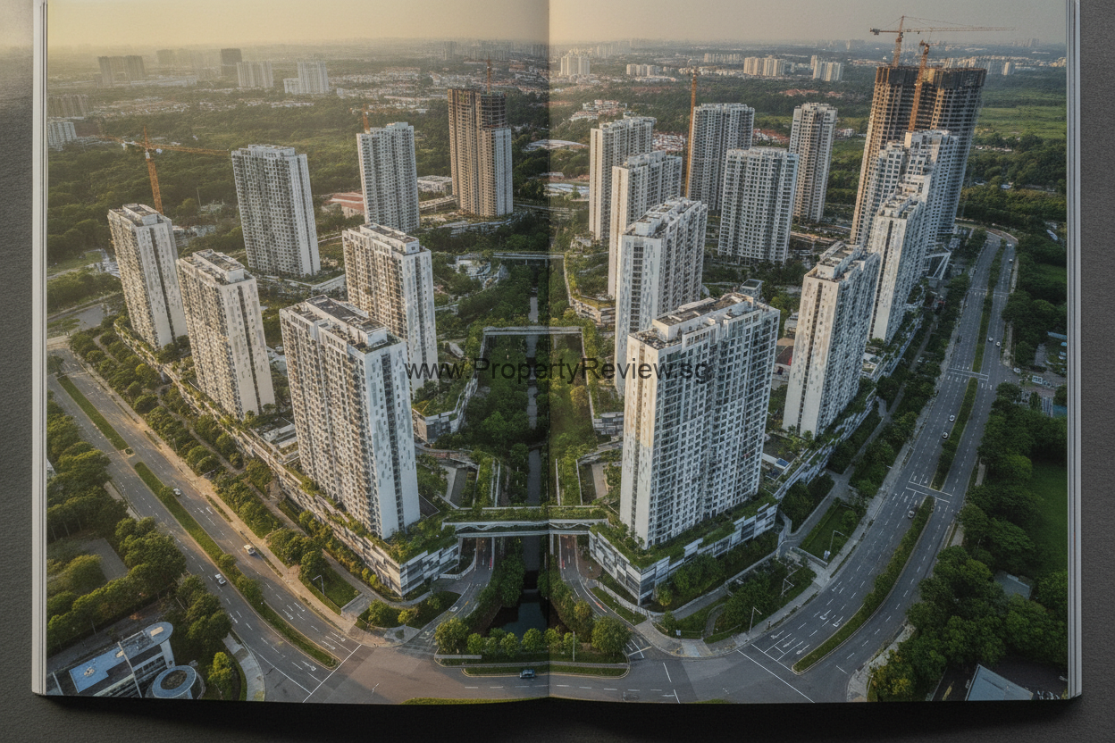 Singapore Property Market: Why Patience Pays in 2026 2 New Singapore residential buildings and construction cranes showing future housing supply