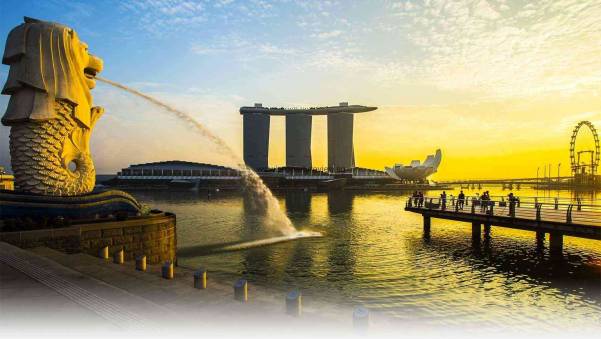 Merlion in Marina Bay